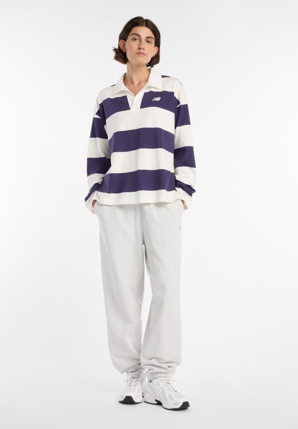 New Balance RUGBY LONG SLEEVE - Polo shirt - boysenberry boy