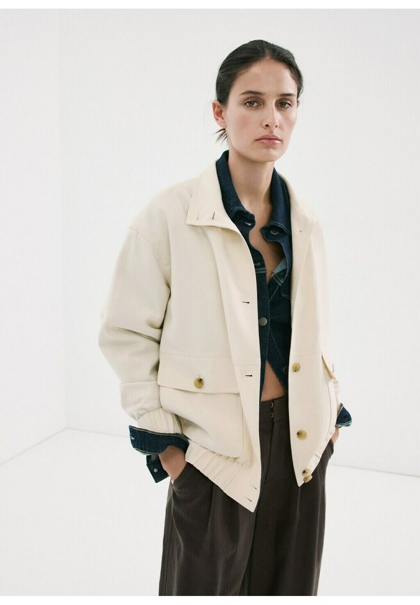 Mango ADULT - Summer jacket - off-white