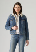 Levi's® ORIGINAL SHERPA TRUCKER - Denim jacket - hold a candle