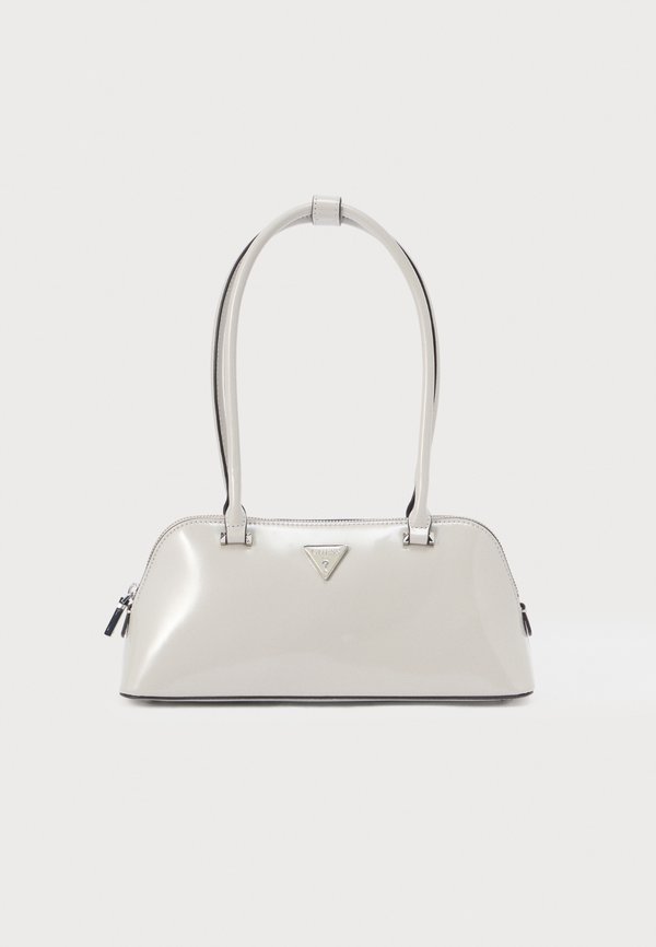 Guess ARNELA SHOULDER SATCHEL - Handbag - light taupe
