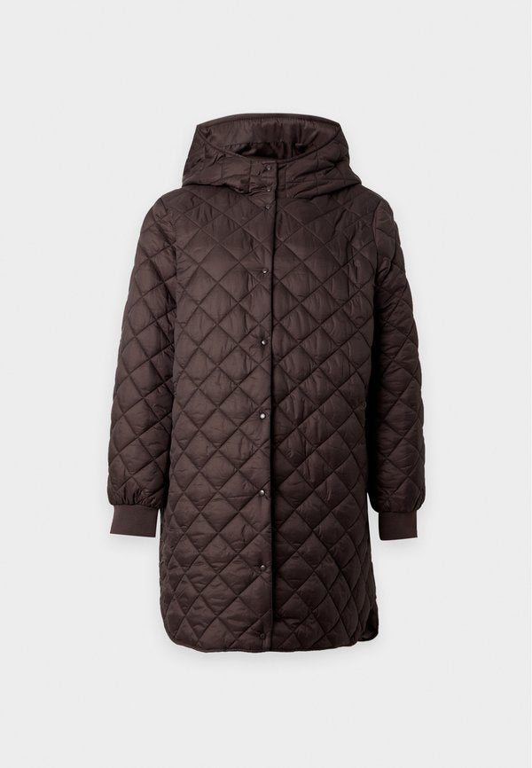 Vero Moda Curve VMHAYLE HOOD JACKET - Light jacket - chocolate torte
