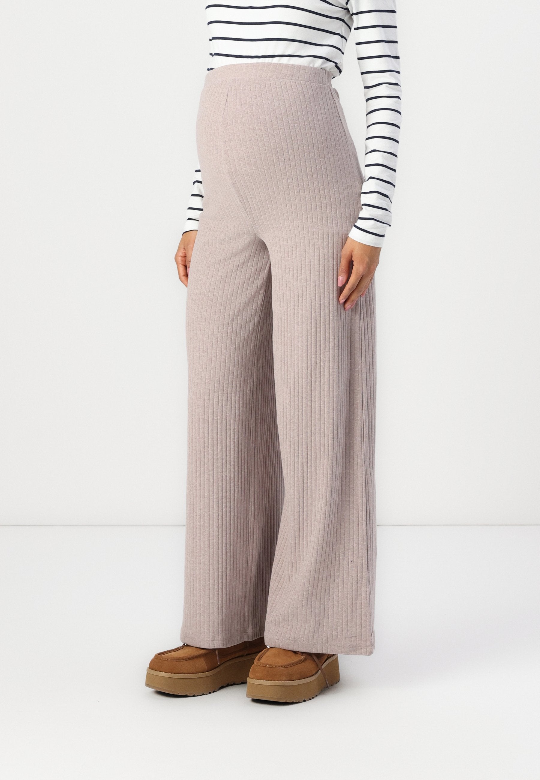 Even&Odd Maternity FULL LENGTH WIDE RIB PANTS M-EV4_SS22_2-1-A_011