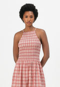 Tommy Hilfiger SHIRRED SLEEVELESS MIDI DRESS