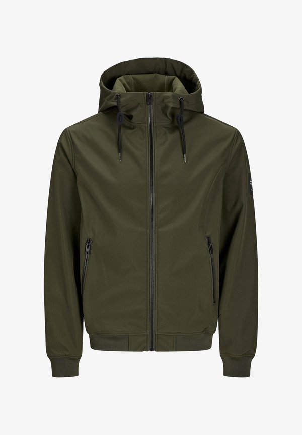 Jack & Jones JJCLASSIC ÜBERGANGSJACKE MIT KAPUZE - Light jacket - Green
