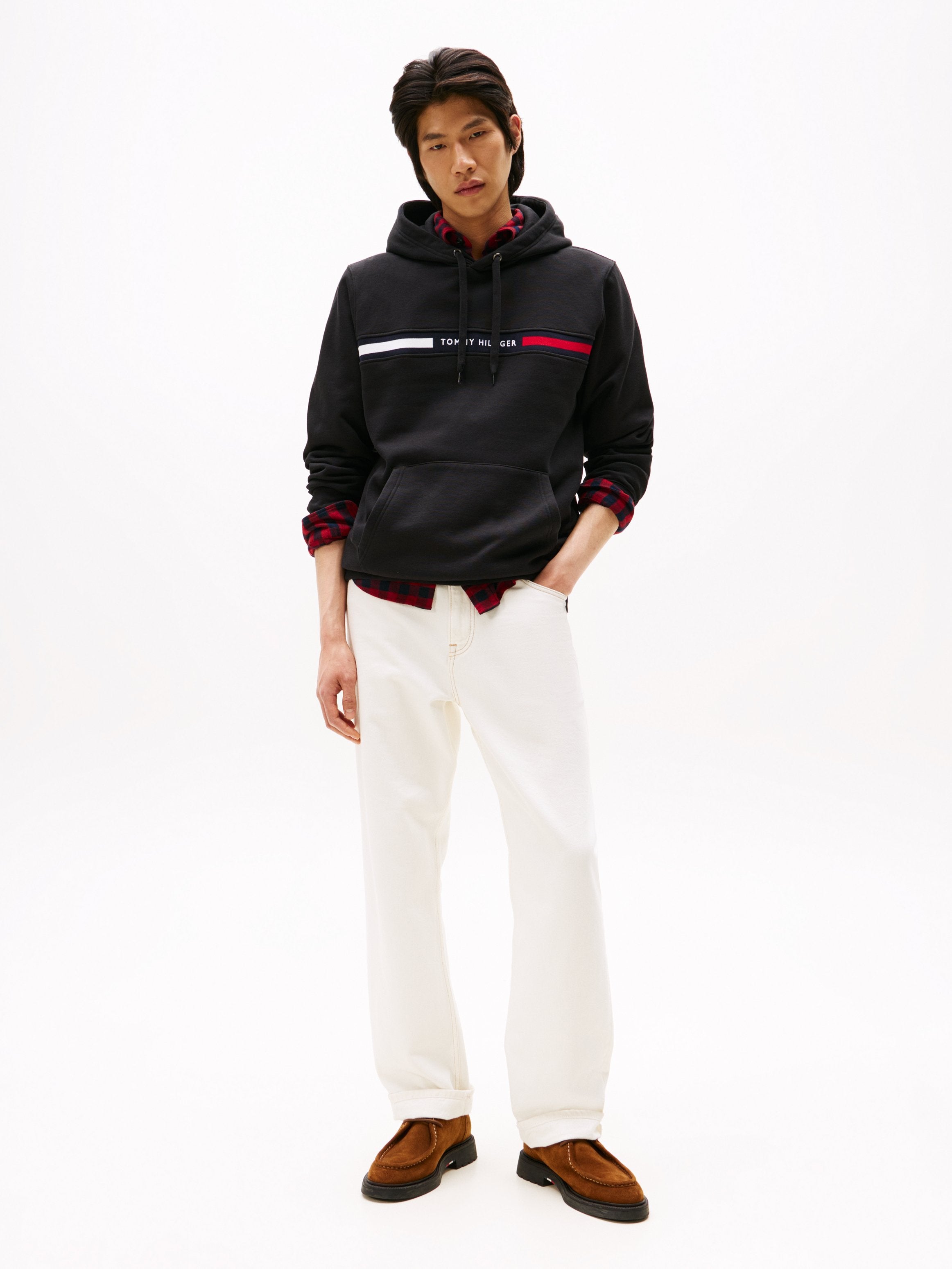LOGO INSERT FLEX FLEECE HOODY Media 2