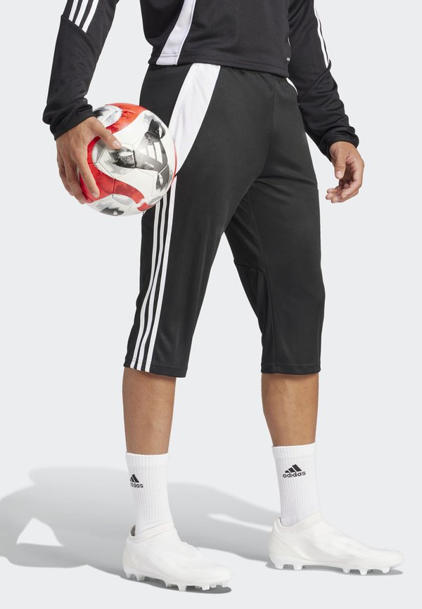 adidas Performance TIRO24 3/4 - 3/4 sports trousers - black/white