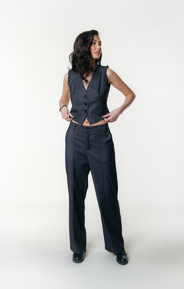 Colourful Rebel PINSTRIPE PANTS
