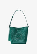 Calvin Klein EMBLEM BUCKET - Handbag - enchanted forest