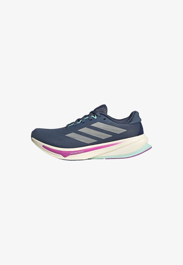 adidas Performance SUPERNOVA RISE 2 - Road running shoes - preloved ink   matte silver   preloved ink