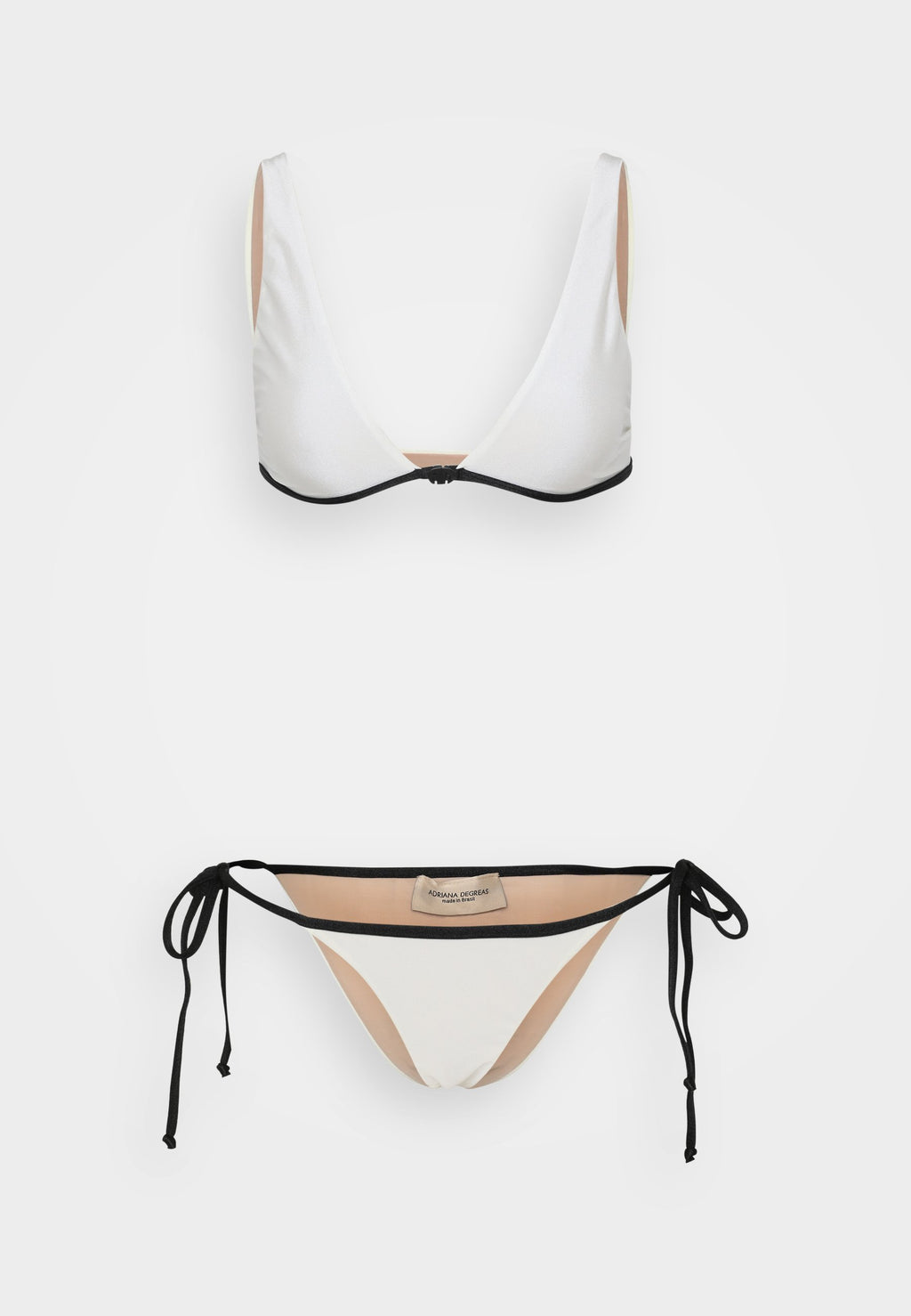 ADRIANA DEGREAS SOLID TIE SIDE