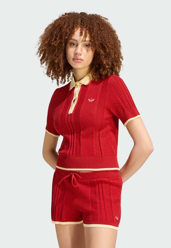 adidas Originals POLO SH SLEEVES - Polo shirt - team victory red