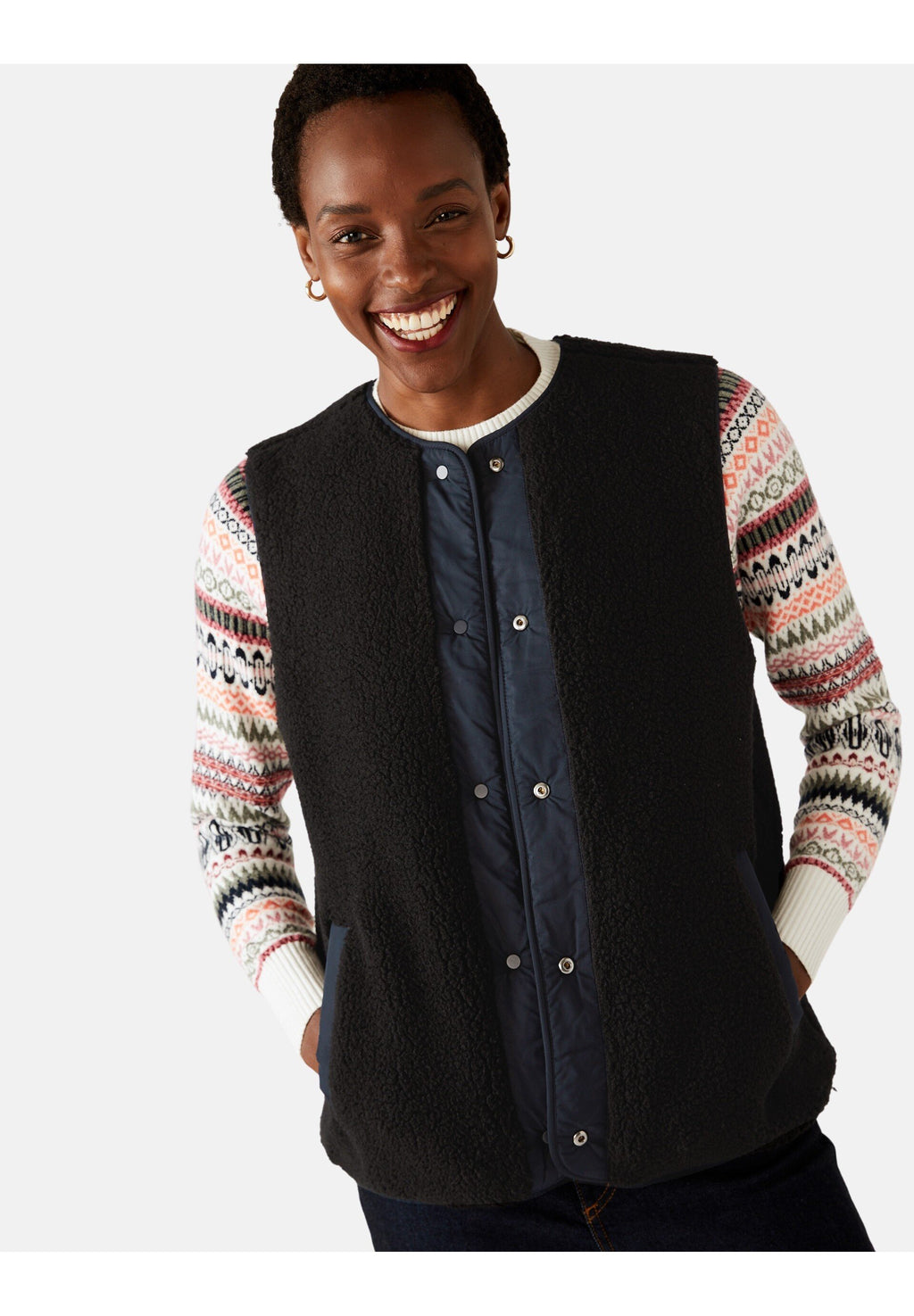 Marks & Spencer REV BORG GILET