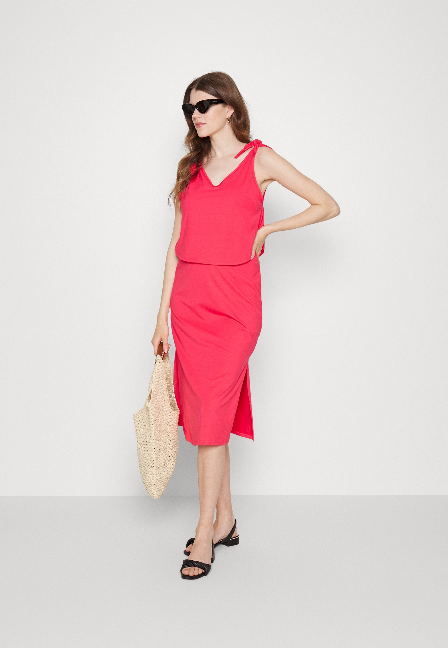 MAIAMAE KNOT SHOULDER DRESS