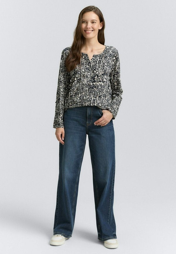 TOM TAILOR HENLEY MIT MUSTER
