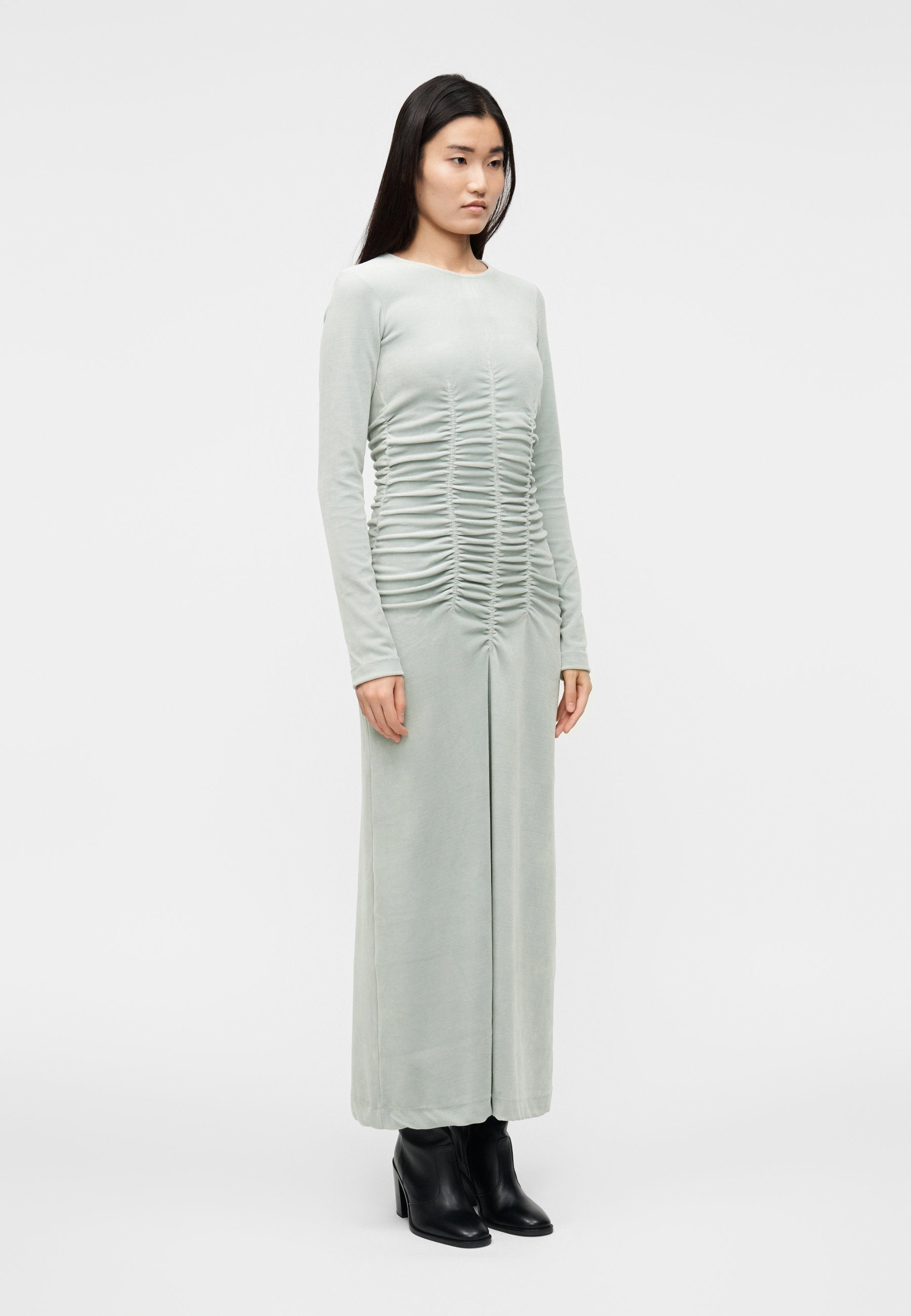 BITE Studios ROUND NECK RUCHE DRESS