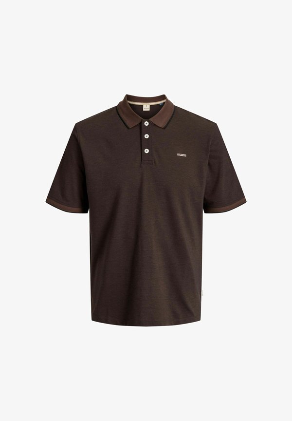 Jack & Jones POLOSHIRT PLUS SIZE POLOSHIRT - Polo shirt - hot fudge