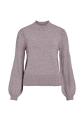 VILA VIRIL TURTLE-NK BALLOON L/S TOP - NOOS