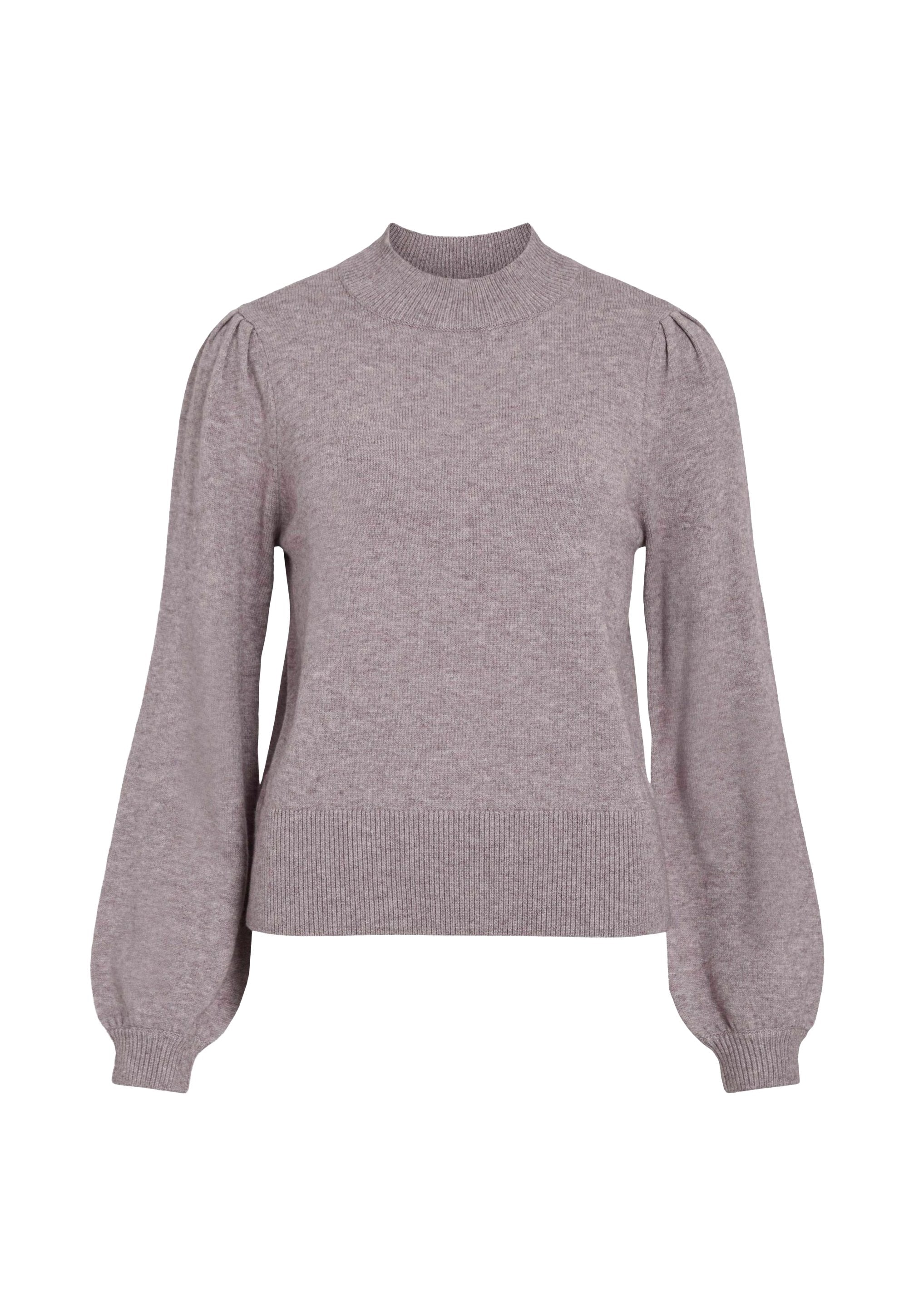 VILA VIRIL TURTLE-NK BALLOON L/S TOP - NOOS