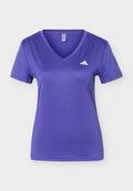 adidas Performance WORKOUT ESSENTIALS V NECK - Sports T-shirt - pure purple