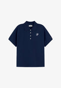 Tommy Hilfiger TH SCRIPT MODERN SS POLO - Polo shirt - dark night navy