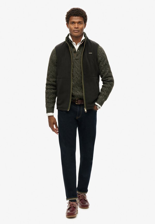 Superdry & Co ESTATE  - Waistcoat - black