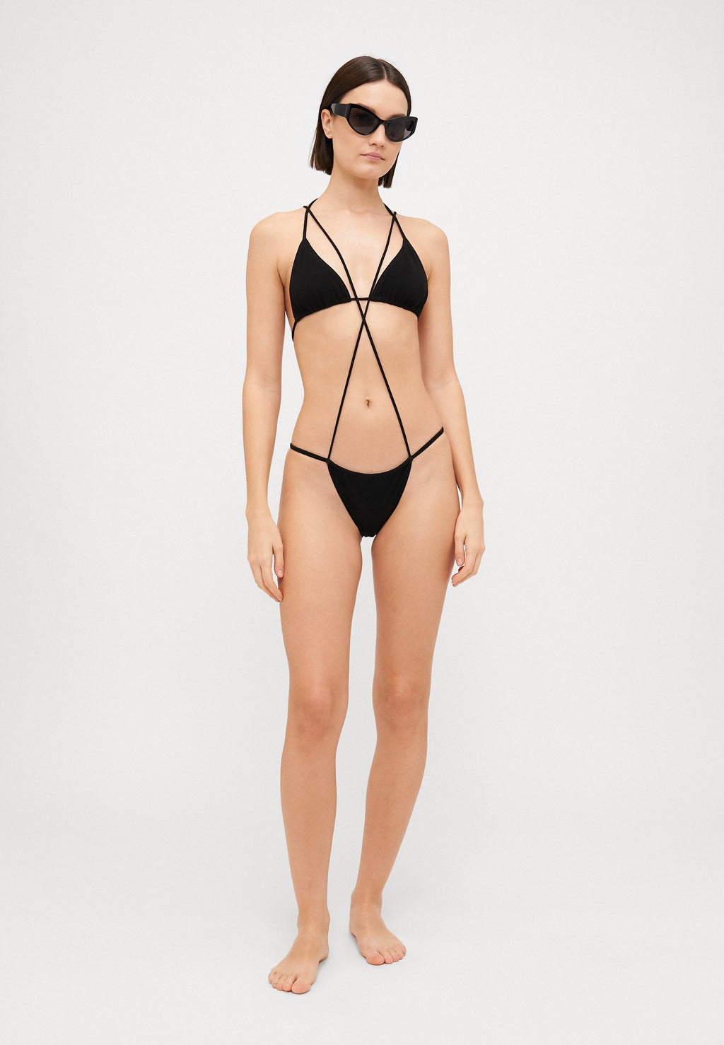 Norma Kamali CRISS CROSS BRA BOTTOM