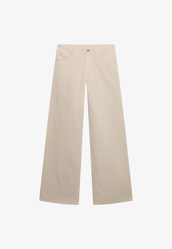 Superdry & Co MID WAIST MINI - Trousers - moonbeam grey