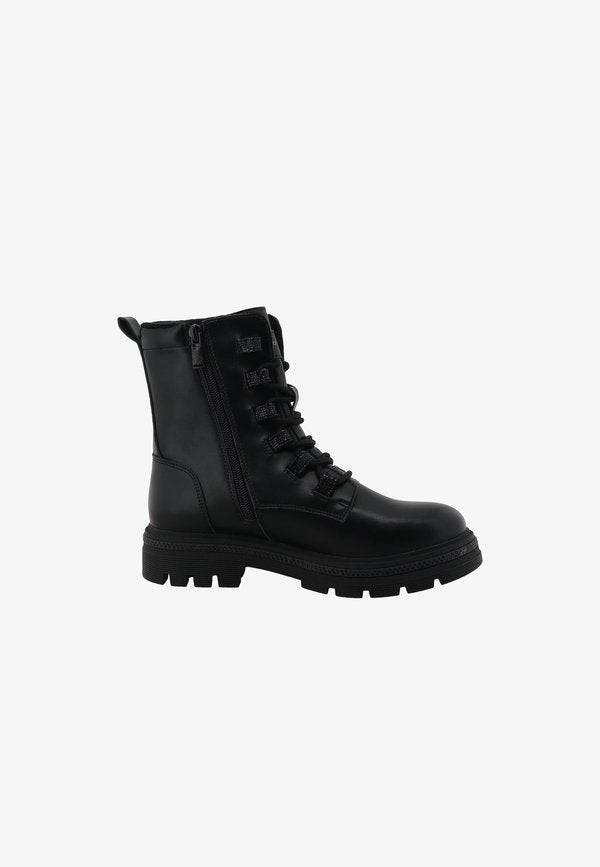 TOM TAILOR BOOTS - Platform ankle boots - black