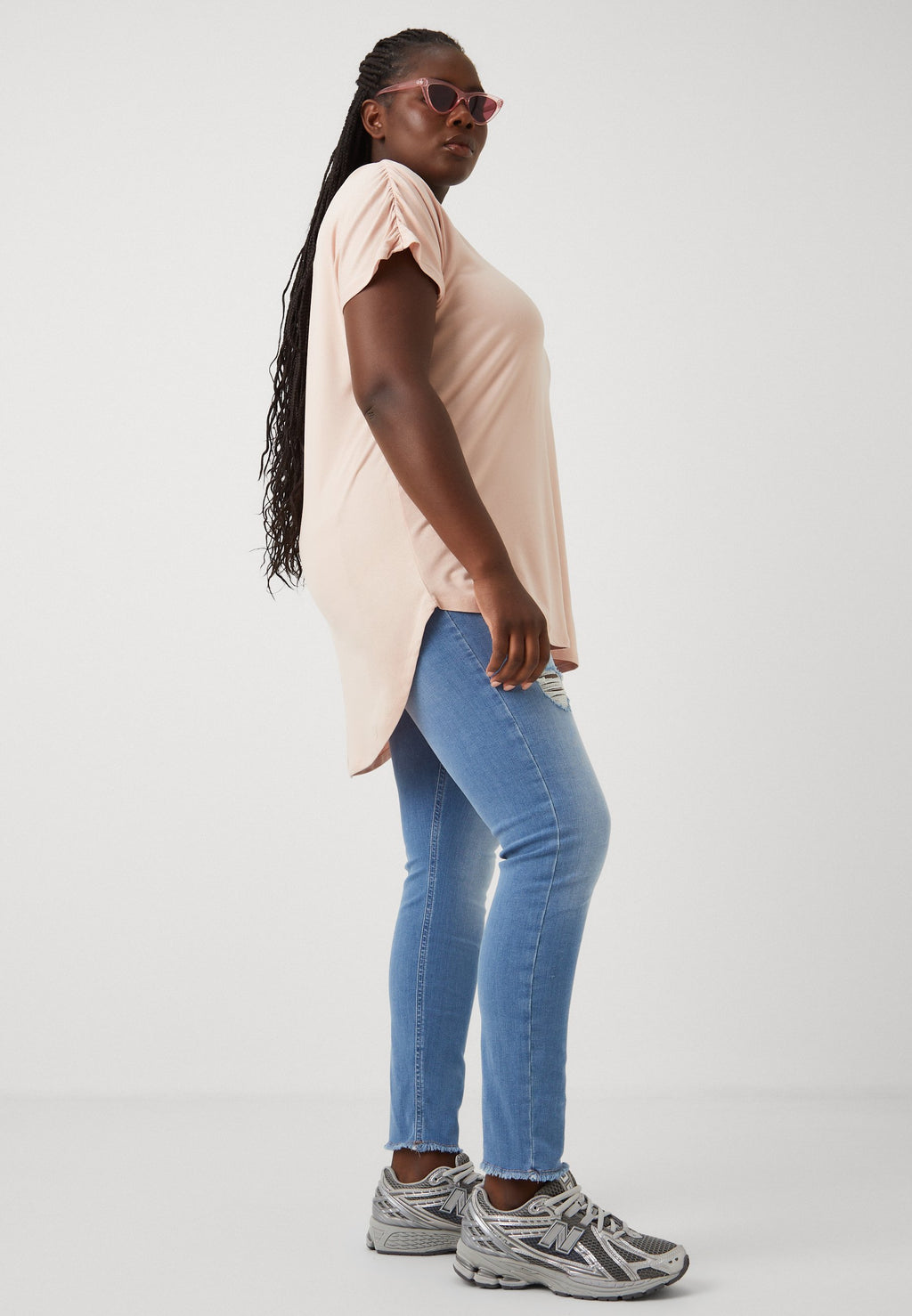 Skinny fit CARWILLY Mid waist Ankle length Media 5