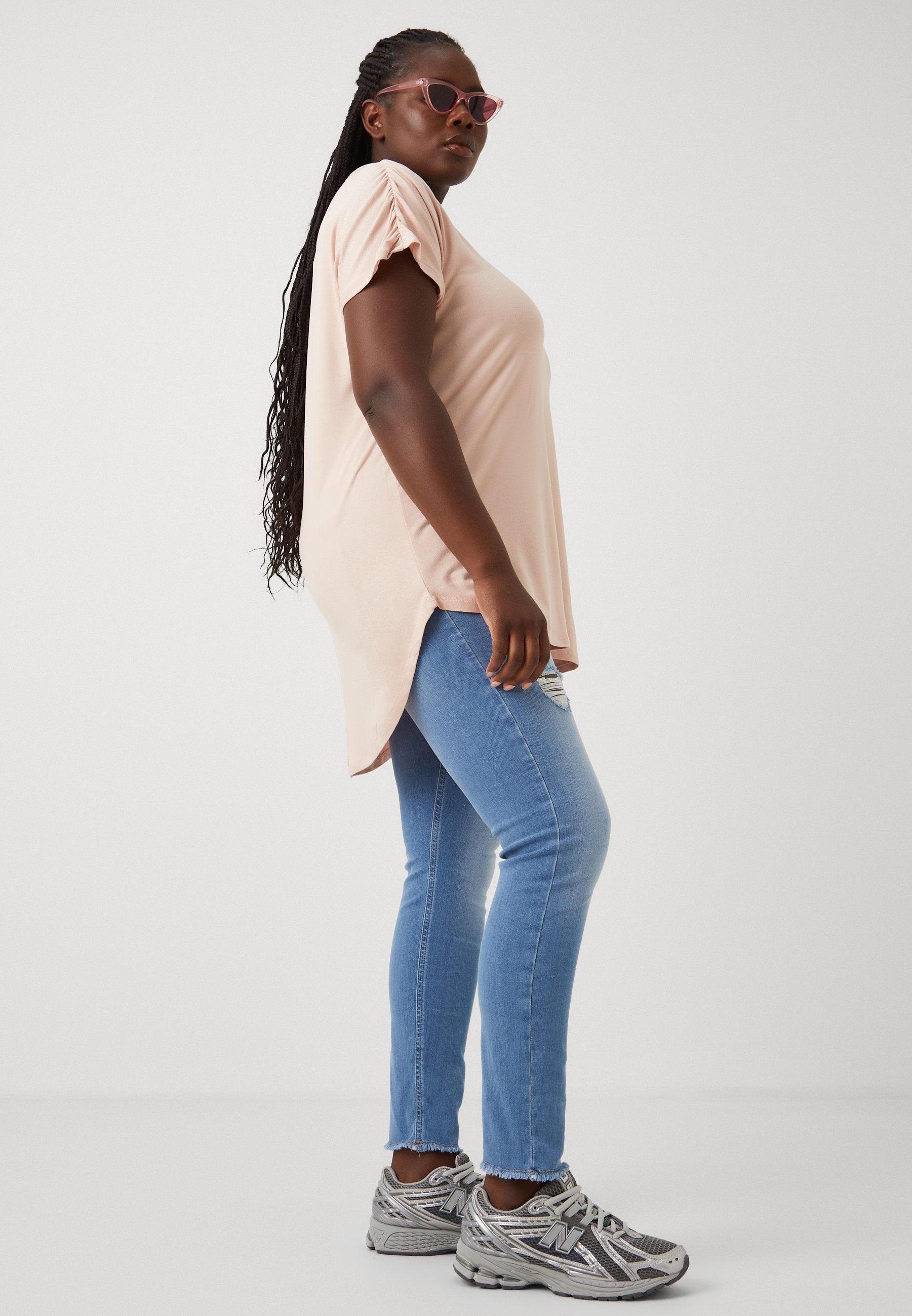 Skinny fit CARWILLY Mid waist Ankle length Media 5