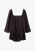 Mango ADULT - Blouse - brown