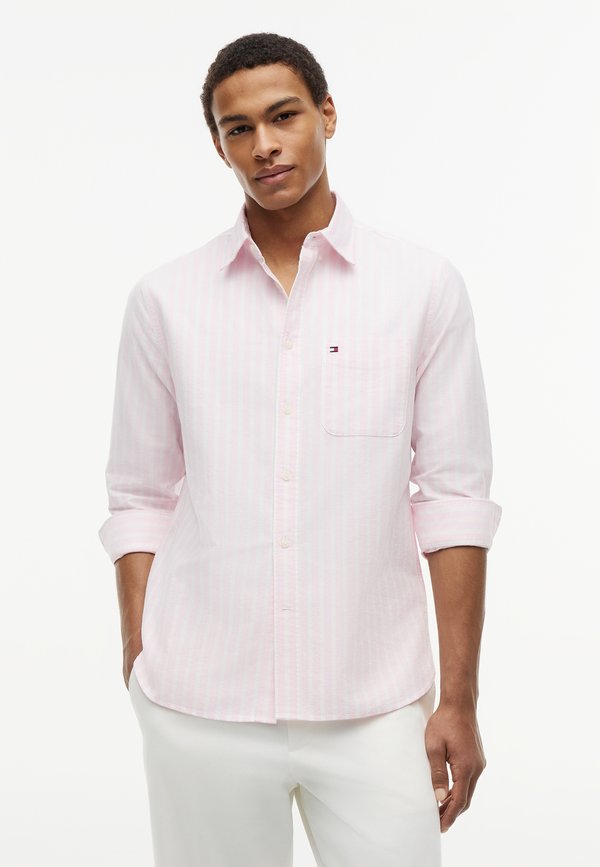 Tommy Hilfiger HERITAGE OXFORD SEASONAL STP - SEASONAL PATTERN - Shirt - rose petal