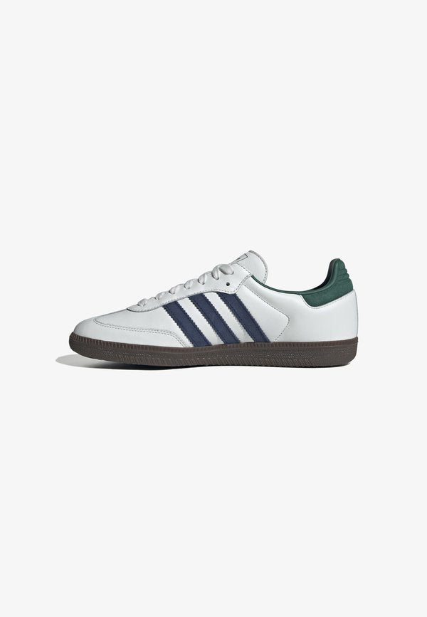 adidas Originals SAMBA OG - Trainers - blkwhi cgreen activegrn