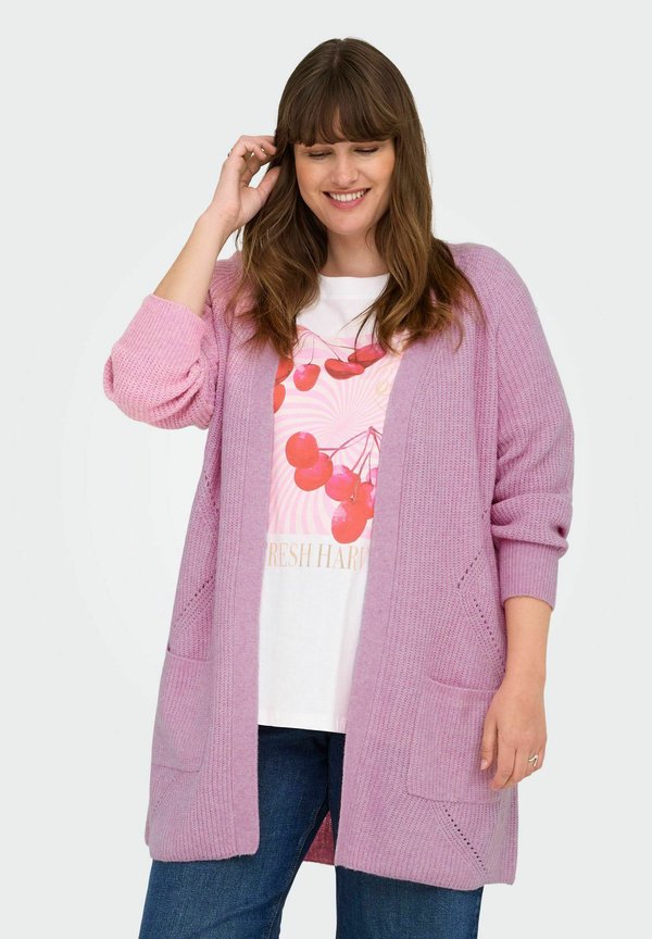 ONLY CARWHITNEY - Cardigan - mauve mist