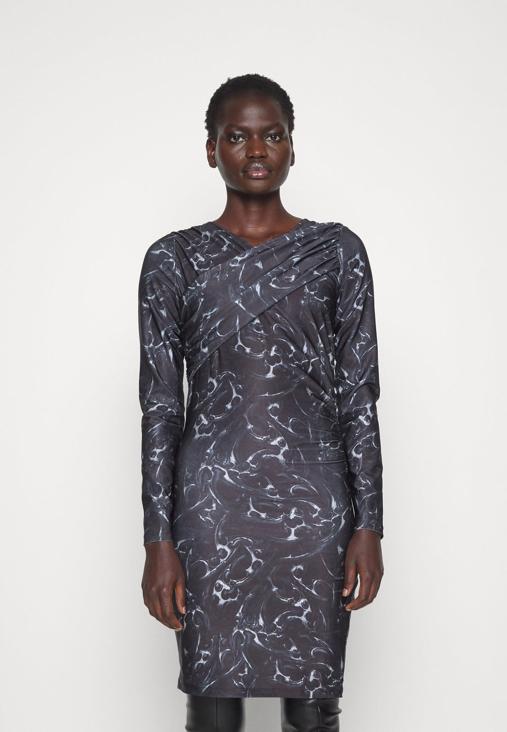 Han Kjøbenhavn CHROME TRIBAL SHORT DRESS