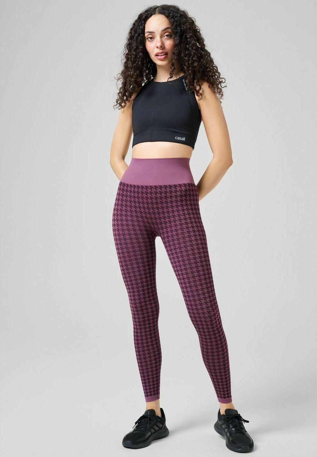 Casall HOUNDSTOOTH HIGH WAIST