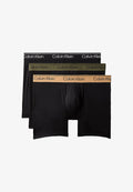 Calvin Klein Underwear BOXER BRIEF 3 PACK - MICROFIBER STRETCH - Boxer briefs - black w bronze flash