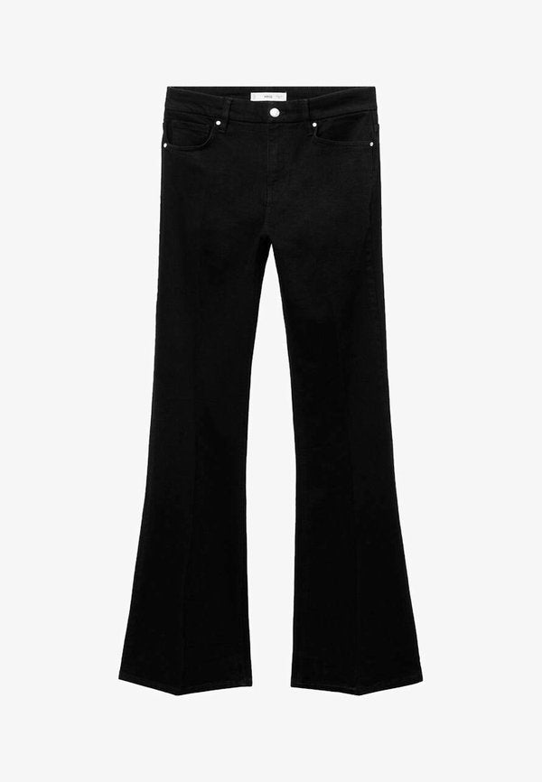 Mango Bootcut jeans - black denim