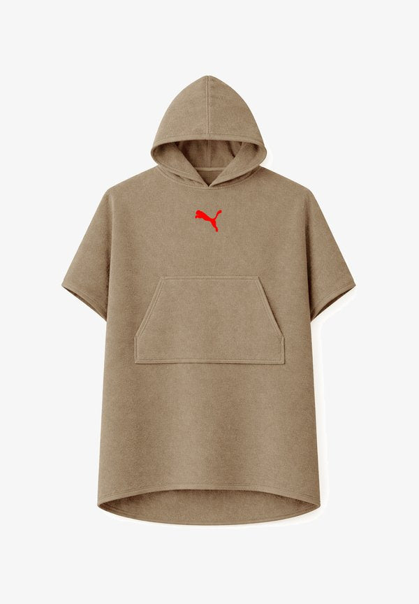Puma PUMA UNISEX BADEPONCHO PONCHO MIT KAPUZE STRAND SAUNA 660009 - Dressing gown - sand