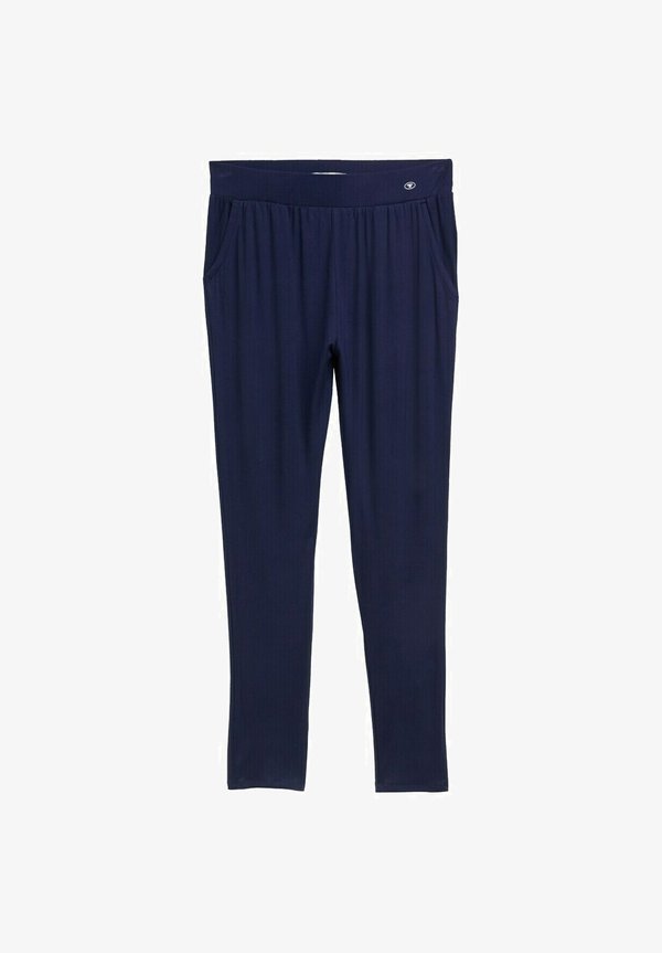 TOM TAILOR BASIC - Pyjama bottoms - blue dark solid