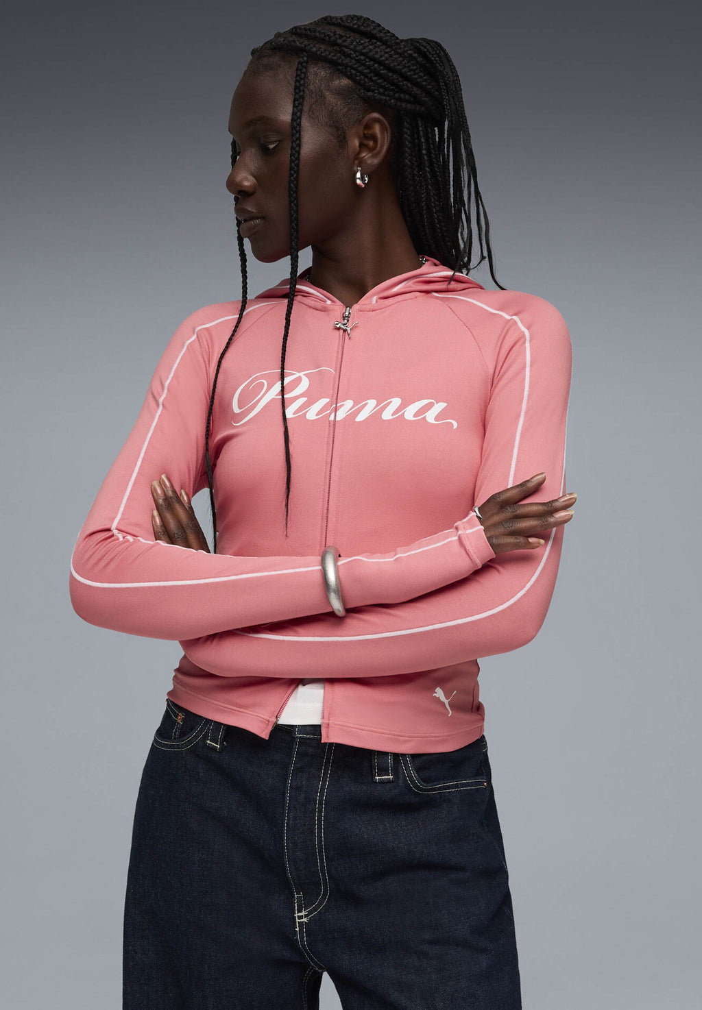 Puma STREETGLAM SLIM HOODIE