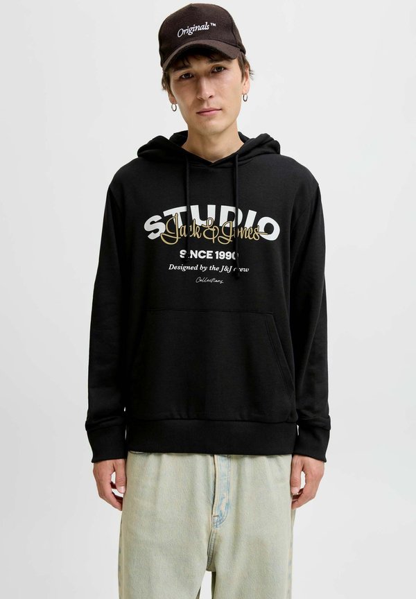 Jack & Jones Printed - Hoodie - black