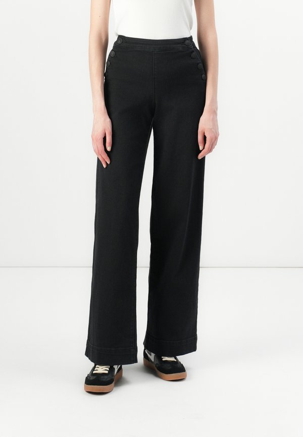 ONLY ONLMADISON - Wide Leg - black denim