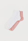 Tommy Hilfiger WOMEN CASUAL SHORT SOCK 2 PACK - Sneaker socks - pink