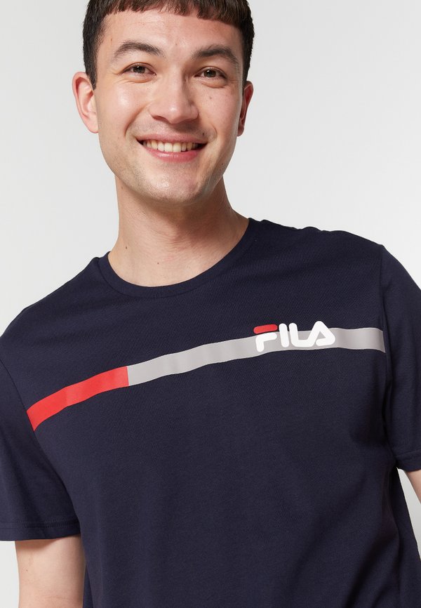 Fila SIDNEY TEE WITH BLOCK STRIPES