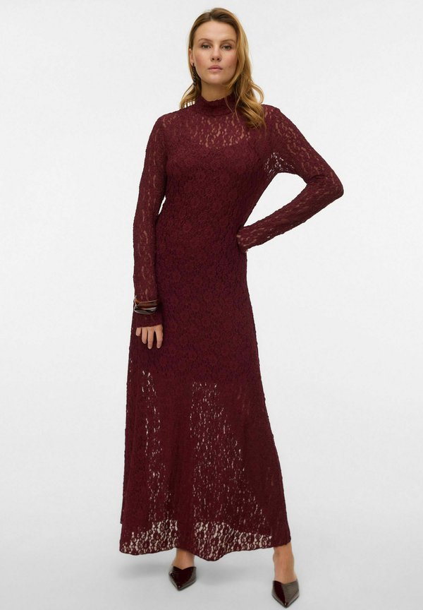 Vero Moda VMLUNA Long - Maxi dress - biking red