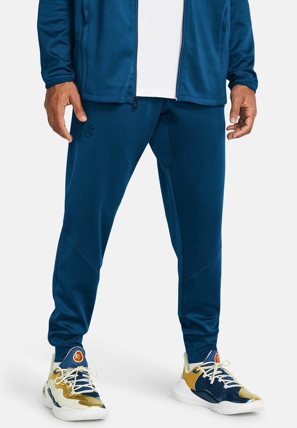 Under Armour WARMUP CURRY PLAYABLE  - Tracksuit bottoms - varsity blue