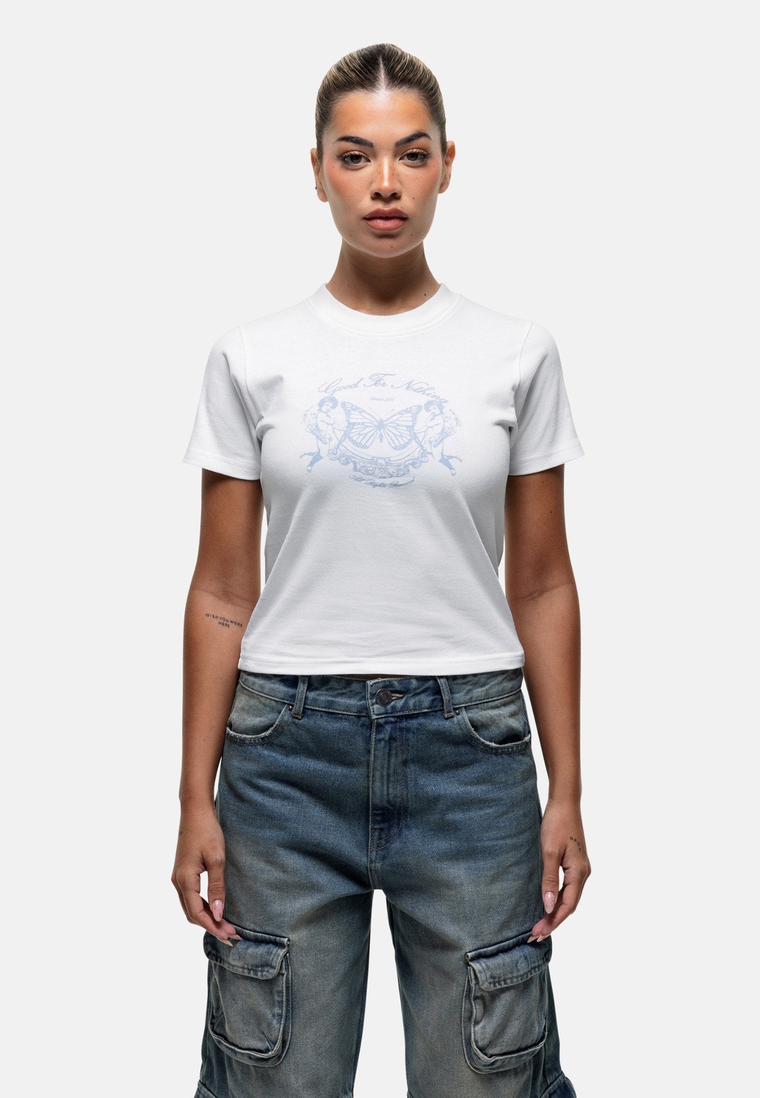 Good For Nothing RENAISSANCE PRINT BABY TEEGDP