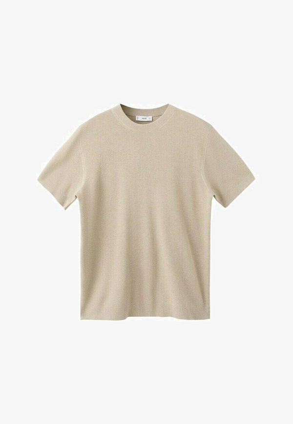 Mango ADULT - Basic T-shirt - beige