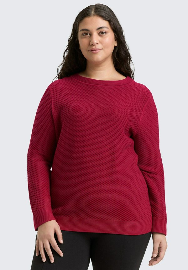TOM TAILOR Jumper - rumba red